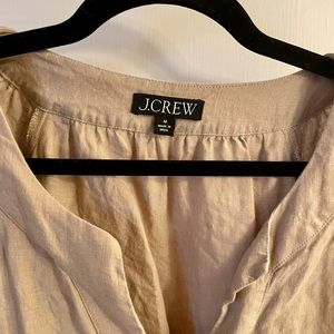 J. Crew linen top medium